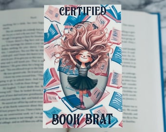 認定されたブックブラットブックマーク、手作りラミネートリーダーギフト