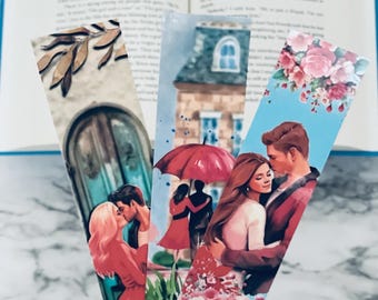 ロマンスブックマークセット：手作りの愛をテーマにした読書ギフト