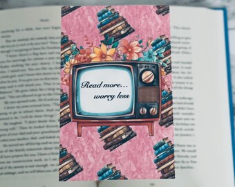 レトロな花柄のブックマーク：手作りの読書ギフト