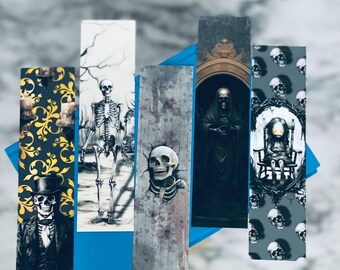ホラーブックマークバンドル：手作りラミネート加工の読書ギフト