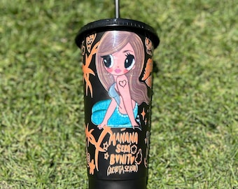 Mañana Sera Bonito 24 oz Tumbler, Karol G tumbler, personalized Gift, Cold Cup