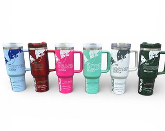 RB Energy Drink Inspired 40 oz Tumbler, Viral Energy Drink Tumbler, personalized Gift