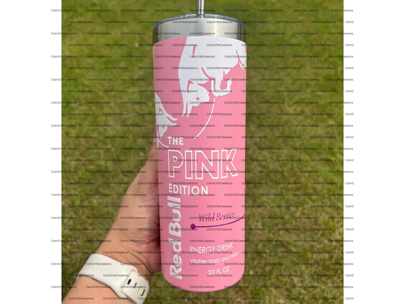 RB Energy Drink Inspired 20 oz Tumbler, Viral Energy Drink Tumbler, personalized Gift bild 8