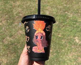 Tropicoqueta 16 oz Tumbler, Karol G tumbler, personalized Gift, Cold Cup