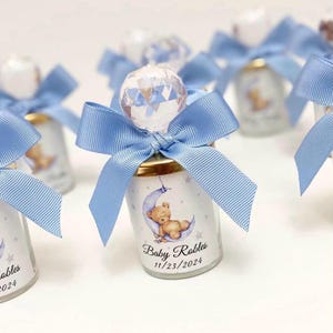 Teddy Bear Baby Shower Candle Favors: Over the Moon Theme