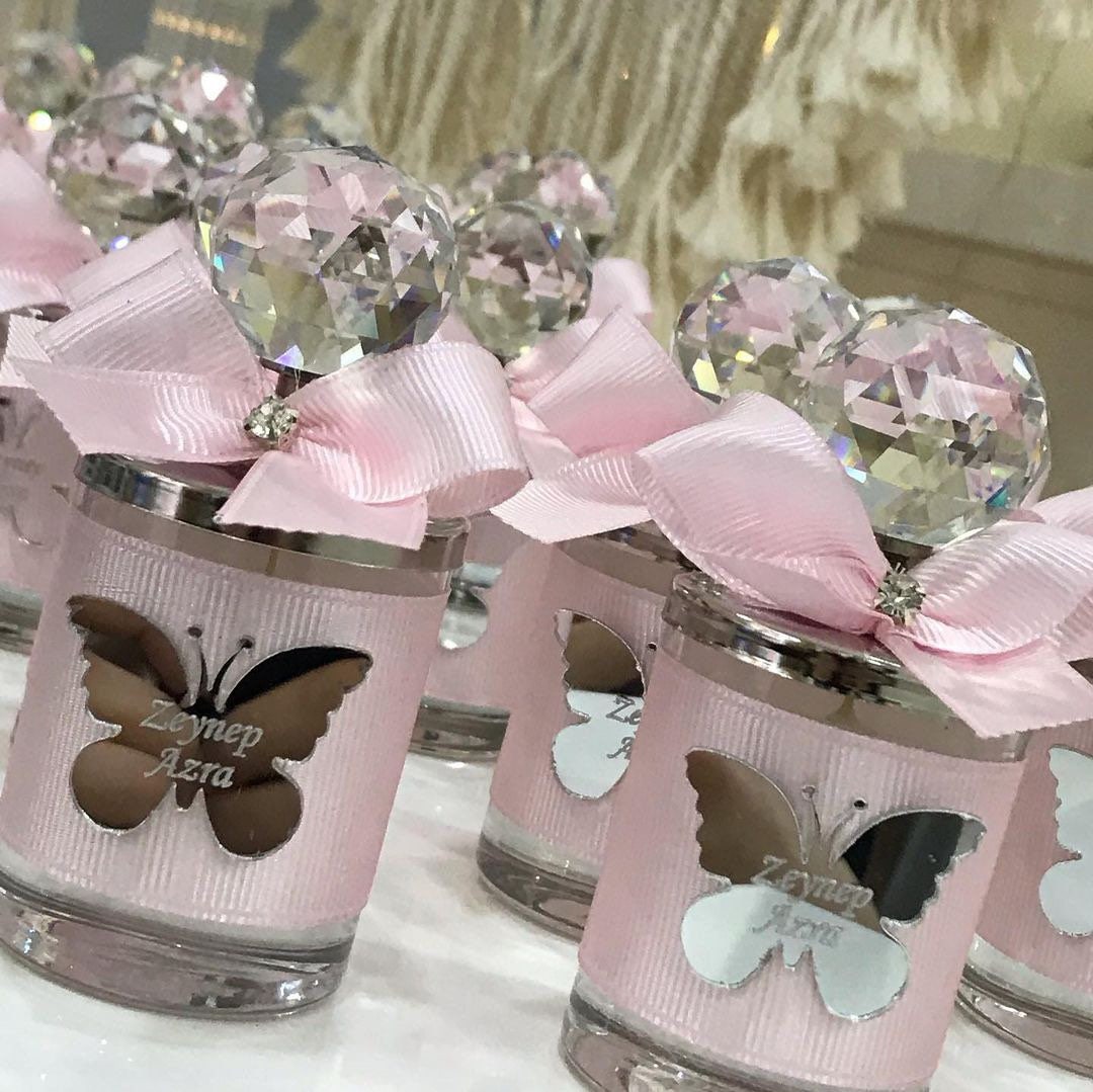 Personalized Butterfly Clear Party Favor Box For Quinceanera - Madanela