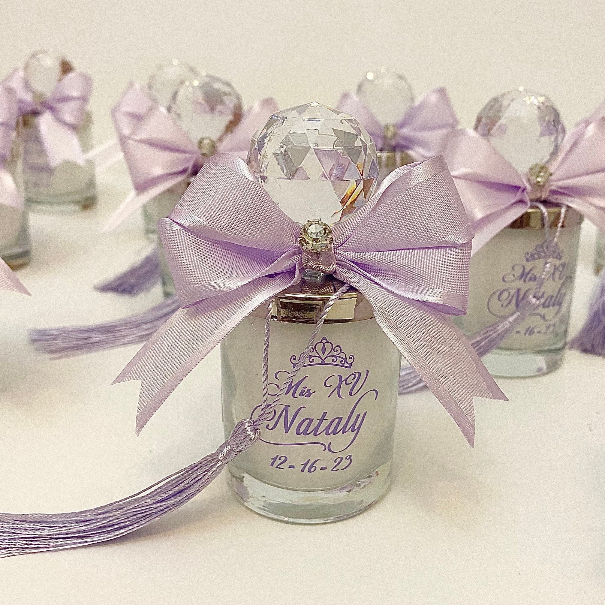 MTLEE 24 Pcs Baby Shower Party Favors Candles Lavender Scented