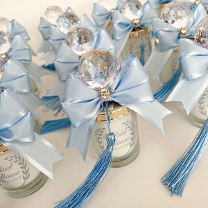 Baby Shower Favors, Shot Glass Candle Favors, Shower Favors Personalized, Shower Favors, Baby Blue Candle Favors, Bridal Shower Favors