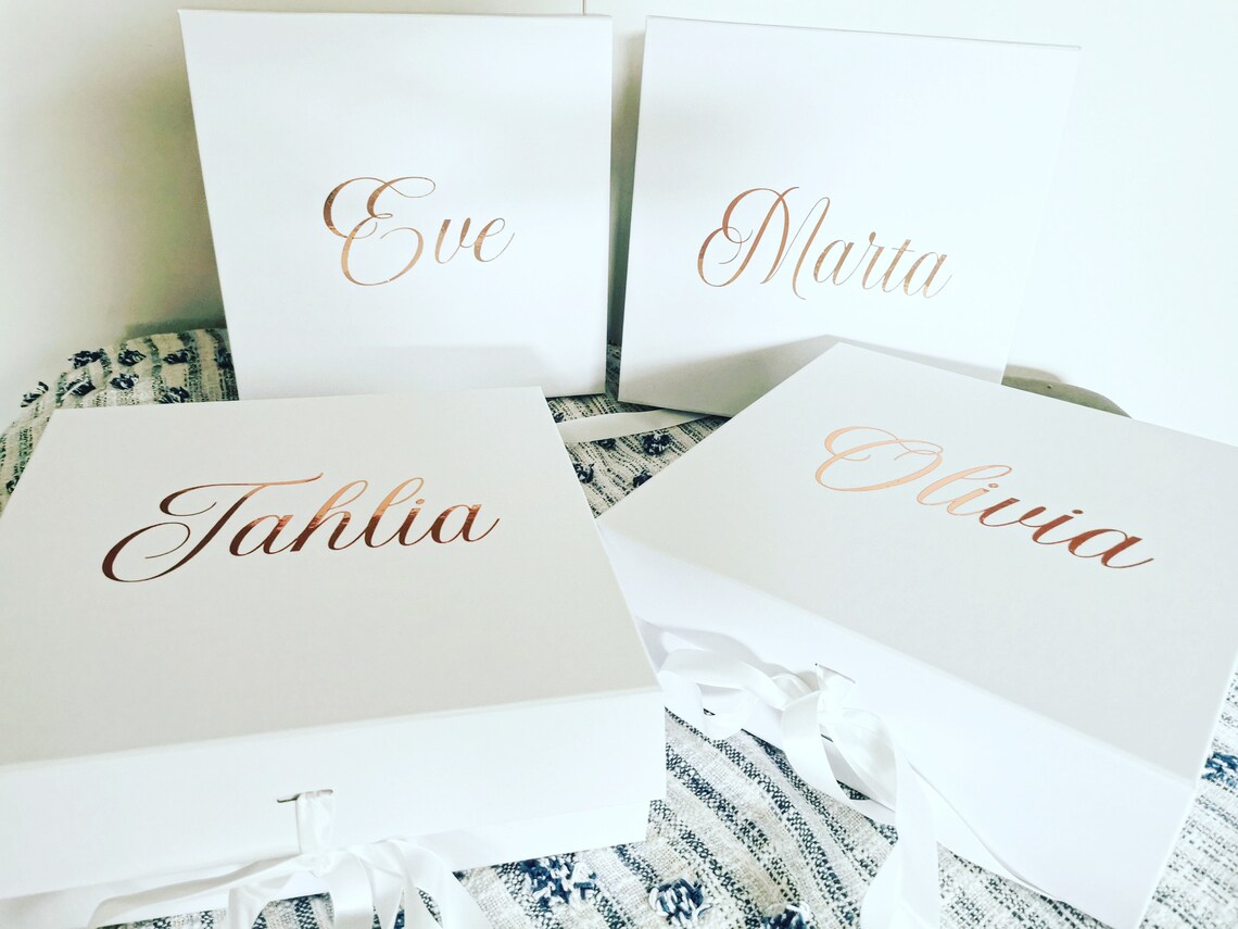 Proposal Box Personalised Bridesmaid Proposal Boxes,bridesmaid Gift Box, Bridal ...