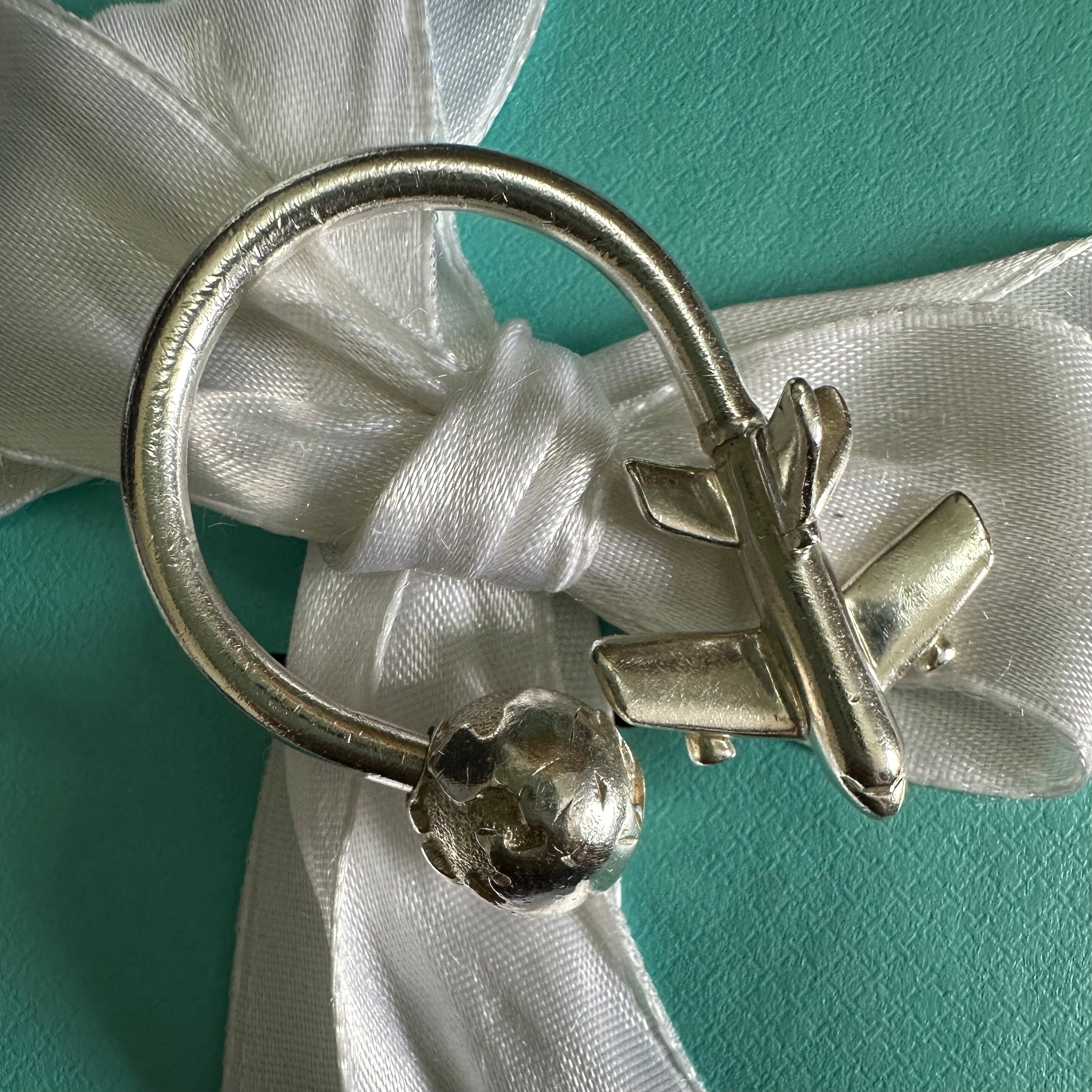 Tiffany Co Airplane and Globe Keyring Etsy