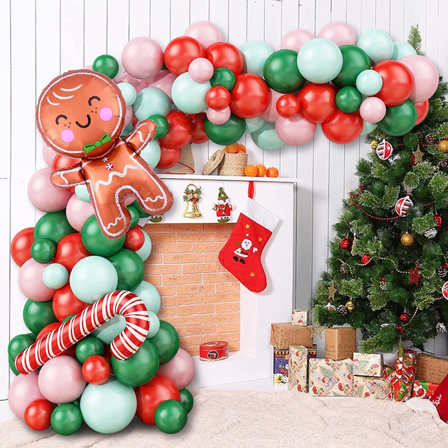 114pc Christmas Balloon Arch Kit, Christmas Tree Balloon Garland, Christmas  Decorations, Christmas Home Decor, Christmas Balloons Backdrop