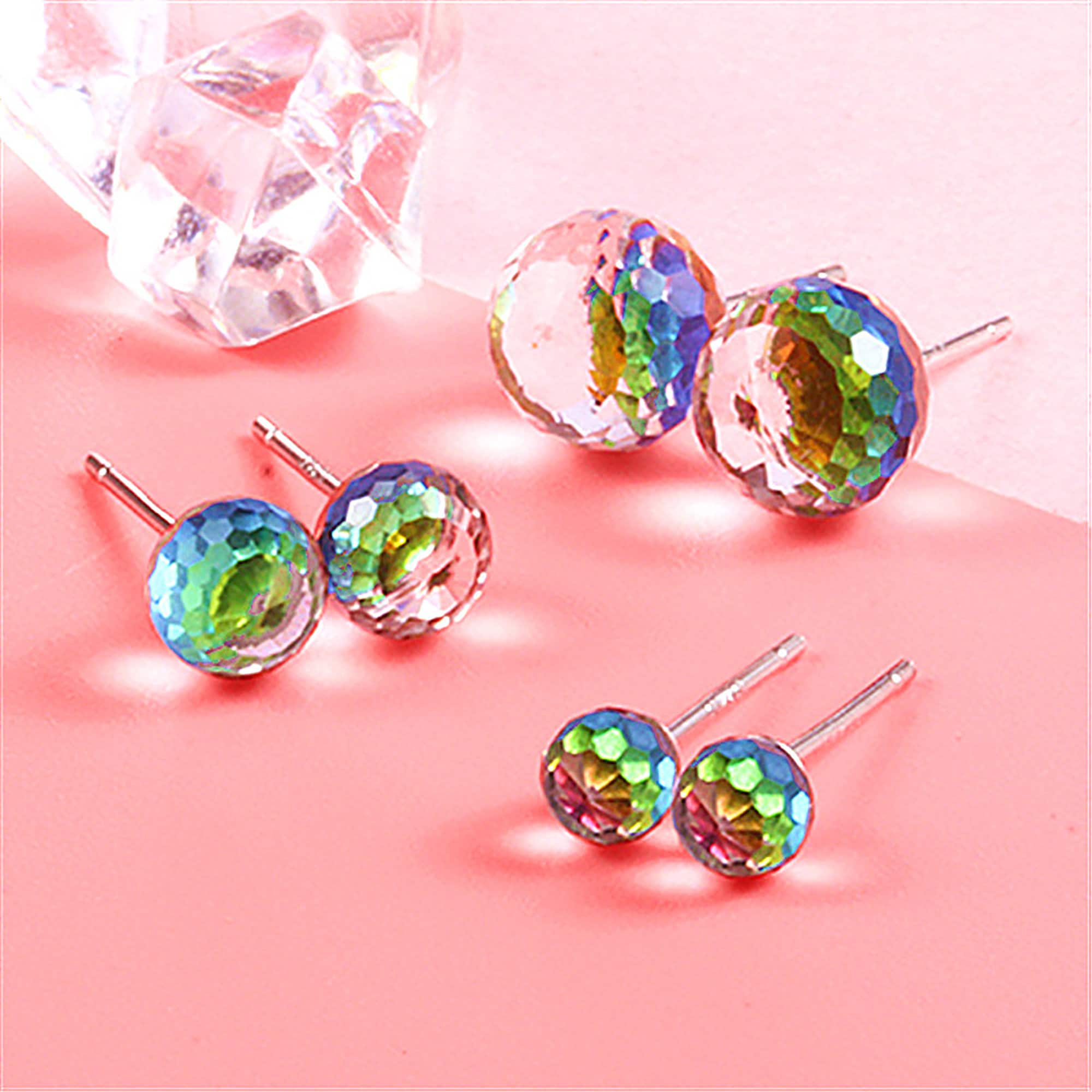 Disco Ball Earrings – Shape & Color