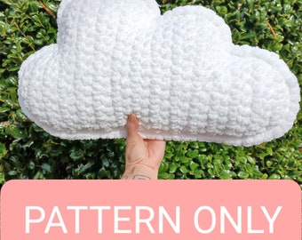Crochet Cloud Pillow Amigurumi Plush Pattern