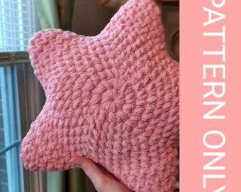 Crochet Star Pillow Amigurumi Plush Pattern