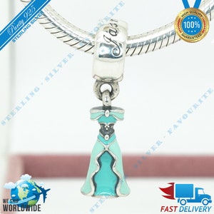 Jasmine Dress Hanger Charm, Beauty Bead > Past bij Europa Armband > S925 Sterling Zilver > Volledig gestempeld > NIEUW