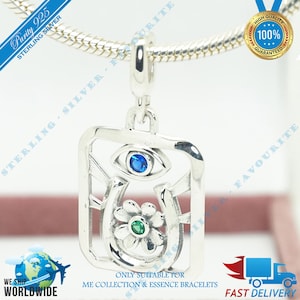 Tarot Card Micro ME Medallion Charm, Hanger > Past bij Europa ME & Essence Armband > S925 Sterling Zilver > Volledig gestempeld > NIEUW