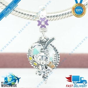 StellaLou Hanger Charm, Konijn, Animal Dangle > Past bij Europa Armband > S925 Sterling Zilver > Volledig gestempeld > NIEUW