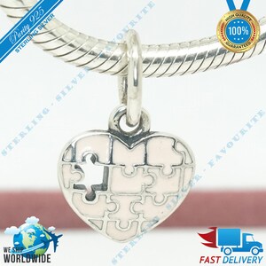 Je voltooit mijn hart ketting hanger charme, schoonheid kraal > past bij Europa armband > S925 sterling zilver > volledig gestempeld > NIEUW