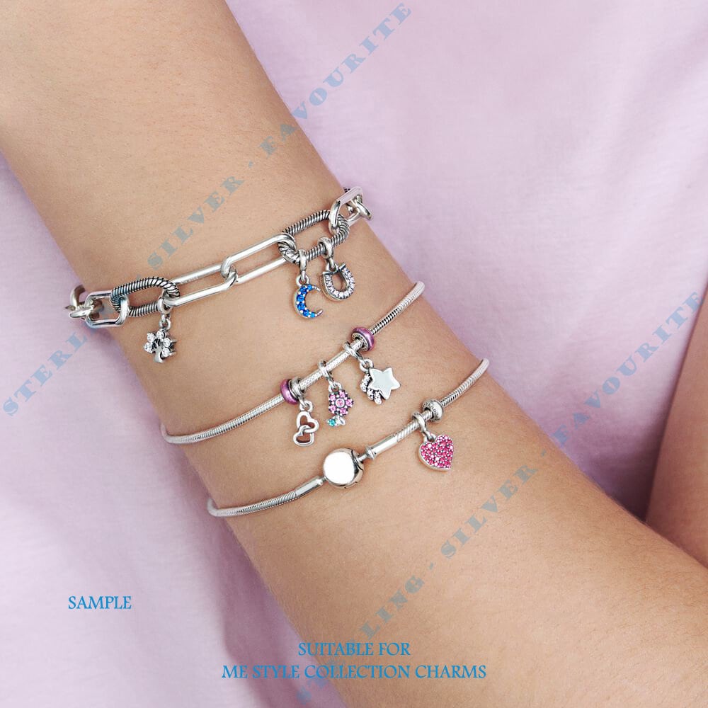 Dropship Chain Bracelet Charm Bracelet Enameled Flower Silver Plated The  World Of Love European Style Snake Gifts For Teen Girls to Sell Online at a  Lower Price