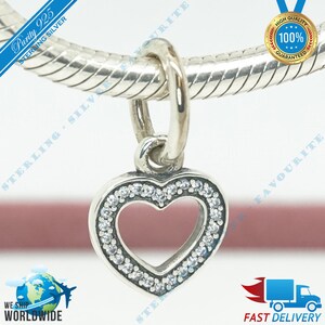 Symbool van liefde ketting hanger charme, hart, schoonheid kraal > past bij Europa armband > S925 sterling zilver > volledig gestempeld > NIEUW