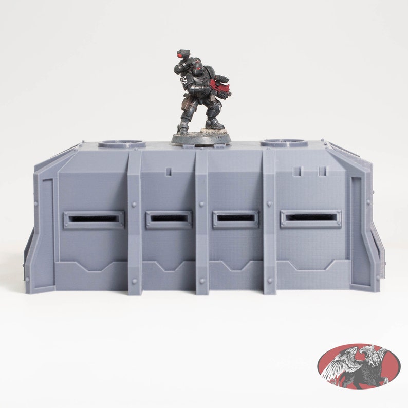 Wargaming 3D Printable Bunker STL to Suit Warhammer 40K, 30K, Star Wars ...