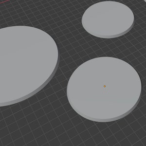 Wargaming magnetised round base STL pack