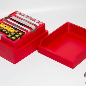 3D Druckbare Token, Würfel und Kartenbox STL passend zu Necromunda Ash Wastes - Magnet bereit, 3D druckbar