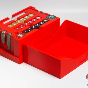 Warcry Catacombs Token, Card and Dice Holder Box - 3D Printable STL