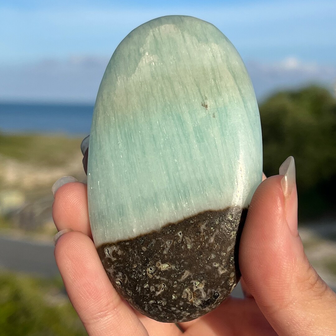 Rare Hemimorphite Palmstone Polished Hemimorphite V Crystal Etsy