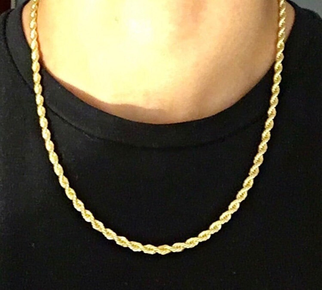 4mm 20 inch sale gold rope chain