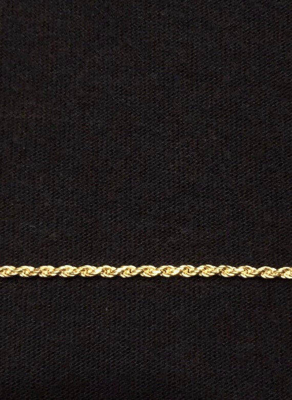 Gold Chain Rope Chain Necklace 14k Gold 