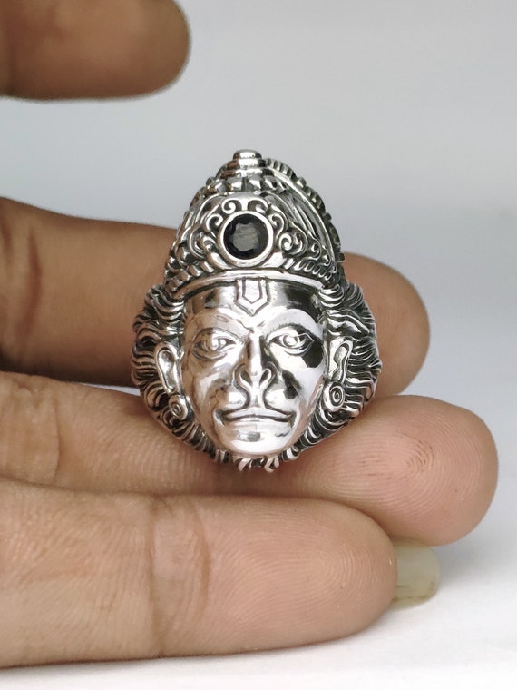 Buy 22kt Gold Antique Nagash Hanuman Ring 610VA12 Online from Vaibhav  Jewellers
