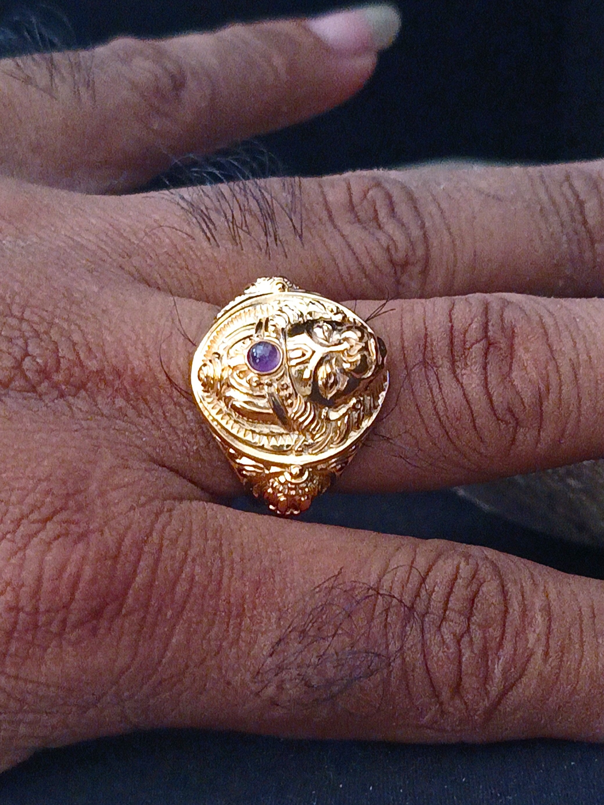 Hanuman gold ring designs clearance