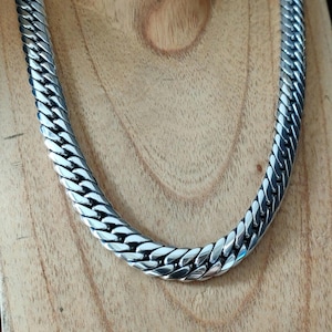 12 mm kinketting, 999 zilveren ketting, zilveren herenketting,