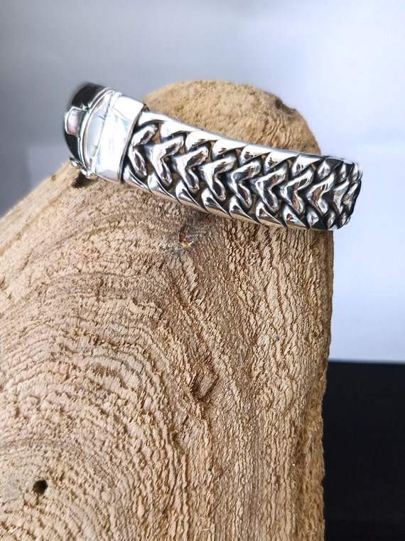 シルバー100 ゴールド150 1990×5 送料さーびす 14 Mm 999 Men Silver Bracelet, Heavy Silver Bracelet, Custom