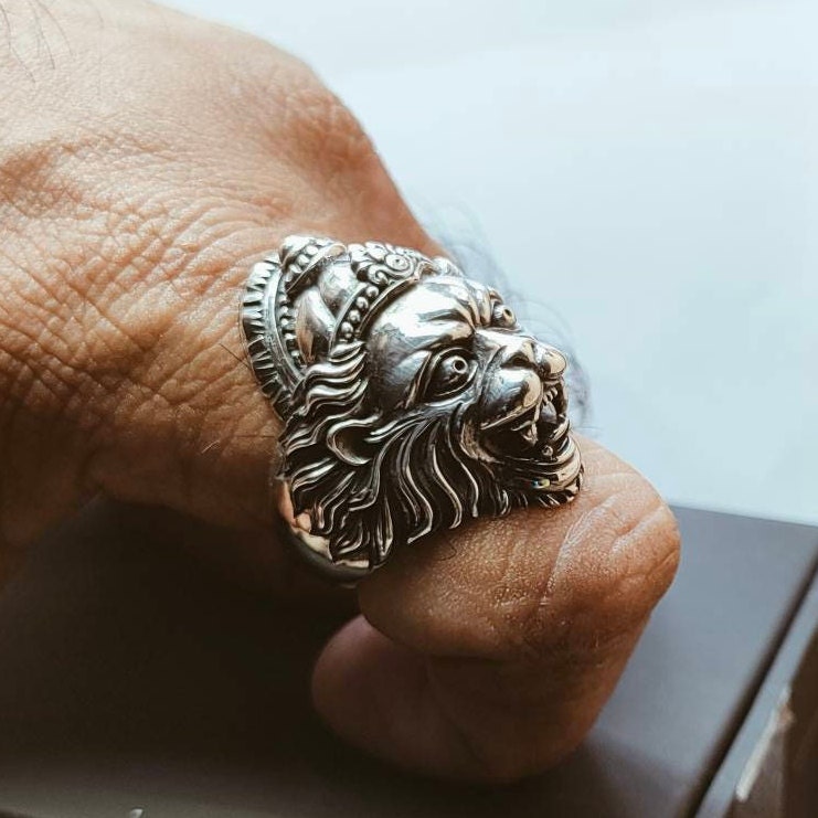 Buy Rxvrings Hanuman Ring Sterling Silver 925 Original Request Gold Plating  100 Extra Design by Ruben Viramintes Online in India - Etsy