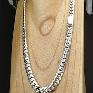 6 mm Curb chains Necklace, 999 pure solid silver, chains silver necklace, mens gifts.