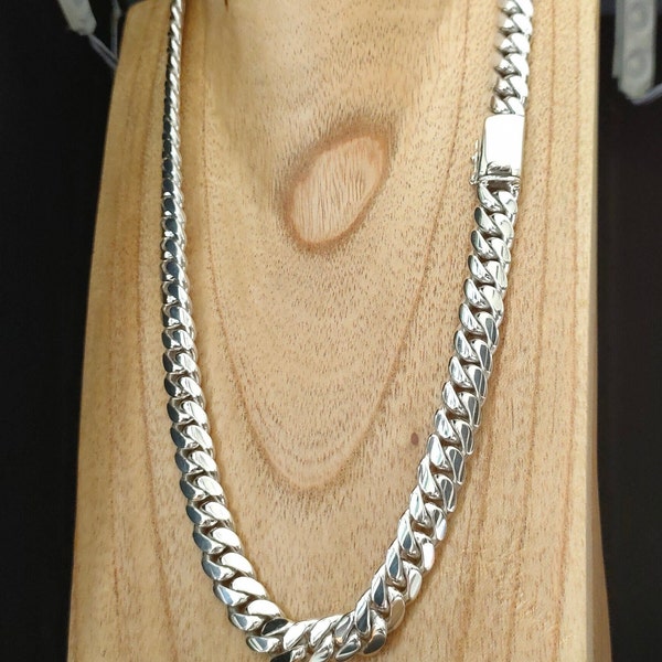 6 mm Curb chains Necklace, 999 pure solid silver, handmade chains silver necklace,