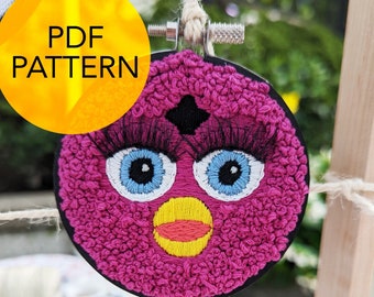 PDF Pattern Furby - Embroidery Pattern