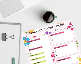 Beachbody Coach Power Hour Sheets Bundle - Etsy
