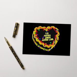 Carte postale standard - Gâteau haineux - Partir loin