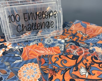 10K Savings Challenge Kit | Money Saving Challenge | 100 Envelope Challenge | 100 Cash Envelope Box| 100 Envelope Challenge Kit