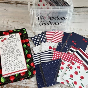 100 Envelope Challenge Box and Savings Challenge Starter Set | 5K Money Saving Challenge | 100 Envelope Challenge