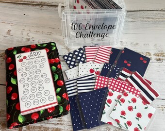 100 Envelope Challenge Box and Savings Challenge Starter Set | 5K Money Saving Challenge | 100 Envelope Challenge