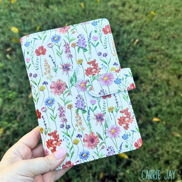 A6 Savings Challenge Starter Set with Lovely A6 Binder | Set of 9 Mini Savings Challenge Trackers | Savings Challenge Bundle