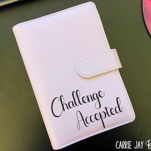 Budget Binder with Cash Envelopes | Choose from Set of 9 Mini Savings Challenge Trackers or 5 Custom Envelopes