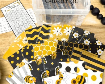 100 Envelope Challenge Box | Money Saving Challenge | 100 Envelope Challenge | 100 Cash Envelope Box| 100 Envelope Challenge Kit
