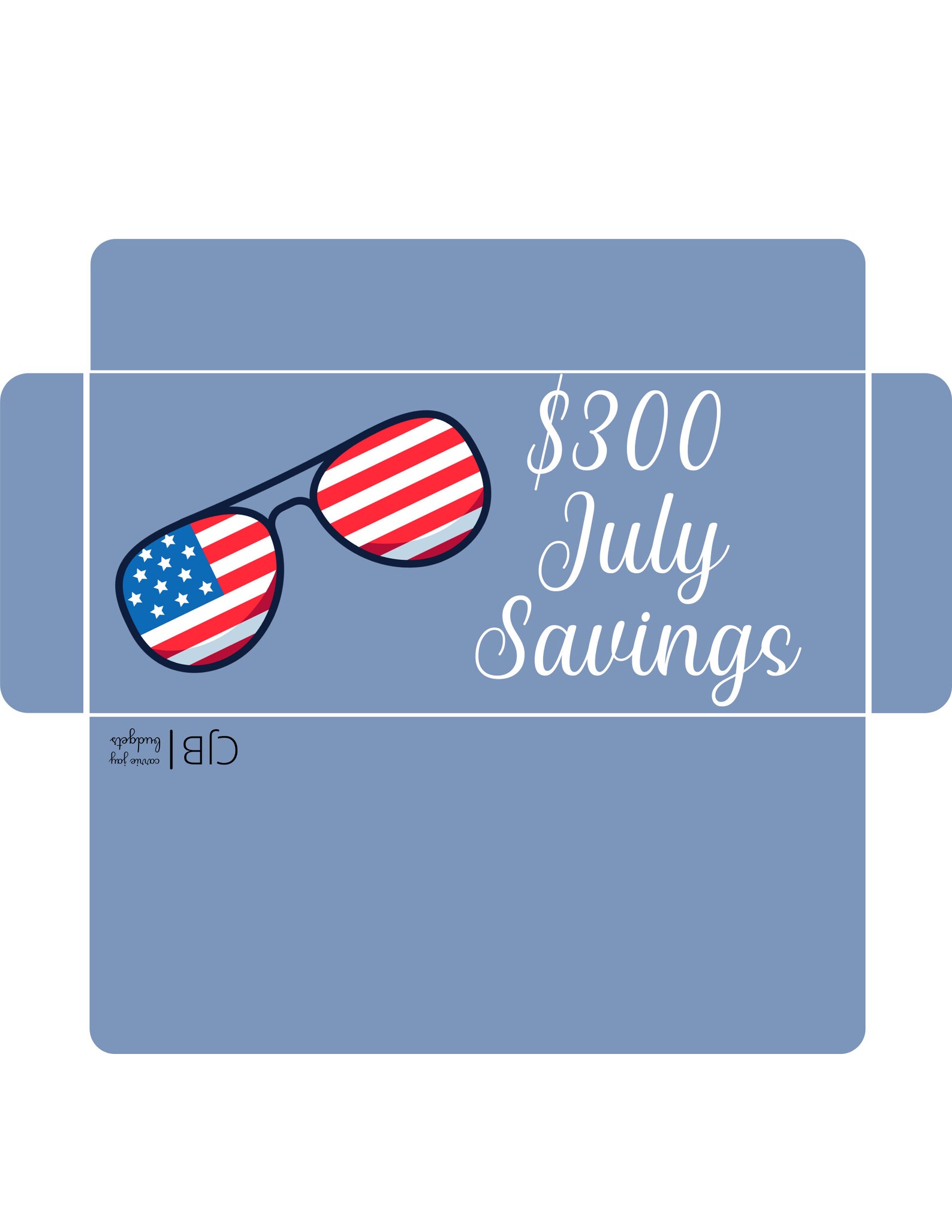 30 Day July Savings Challenge Printable Goal and Guide Money Etsy