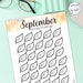 30 Day September Savings Challenge, Printable Goal and Guide, Money ...