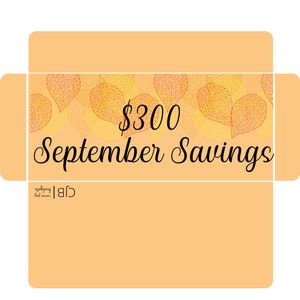30 Day September Savings Challenge, Printable Goal and Guide, Money ...